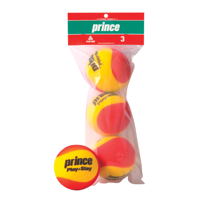 Prince Play & Stay Stage 3 Foam Ball 3 Pack